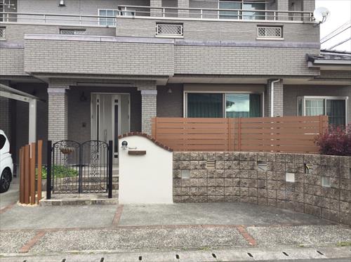 菊池郡　菊陽町　門廻りリフォーム工事　Ｆ様邸